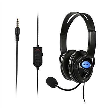 ADSRO Wired Gaming Headset Headphones With Microphone For Sony PS4 PlayStation 4