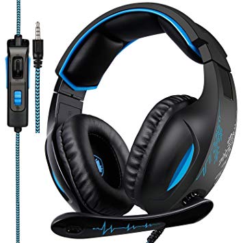 Gaming Headset for Xbox One,SADES SA816 Gaming Headset for PC, Xbox one, PS4 Controller,...