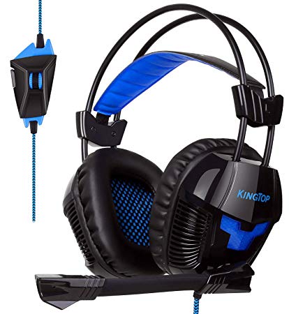 KingTop Computer Gaming Headset for PS4, Xbox One
