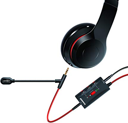 dreamGEAR - Boomchat Pro - covert music headphones into gaming headphones, includes boom mic and audio controls