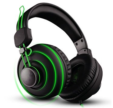 Gaming Headset,3.5mm Wired Bass Stereo Noise Isolation Gaming Headphones with Mic for PC, Cellphone, - Volume Control