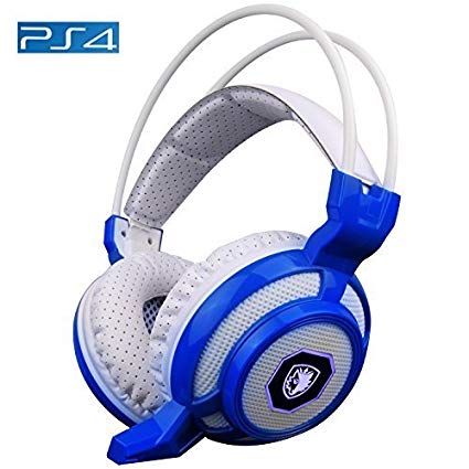 SADES Sita Gaming Headset Game Headphones with Microphone and LED for PS4 iPhone, iPad & Samsung Galaxy & More