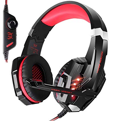 KOTION EACH G9000 3.5mm LED Light Headband Gaming Headset/Game Headphone with Microphone for PlayStation 4 PS4Tablet PC iPhone 6/6s/6 plus Mobilephones