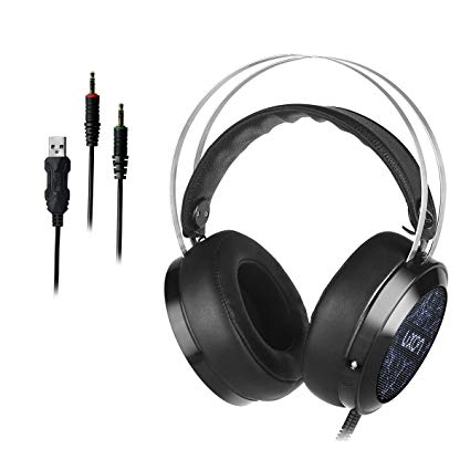 Luxon Gaming Headphone with Microphone Surround Stereo Headset for PC/MAC/PS4/XBOX/Smartphones