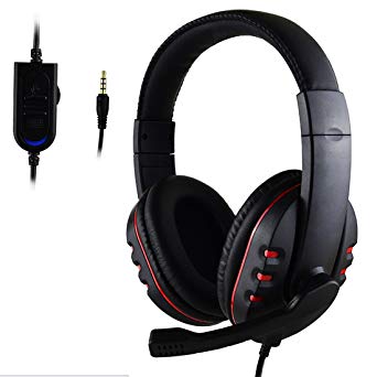 Hot Sale 3.5mm ps4 Gaming Game Stereo Dual Headphones Earphone PC Laptop Gaming Headset with mic microphone